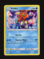 Pokemon TCG Keldeo Shining Legends 26 Holo NM Card