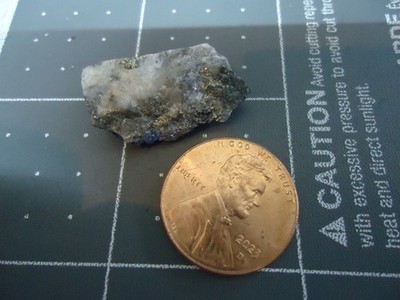 Visible GOLD & CALAVERITE in Quartz Specimen SUNNYSIDE MINE Silverton COLO S3-4B