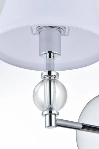 Living District Bethany 7" Wall Sconce In Chrome - Picture 5 of 7