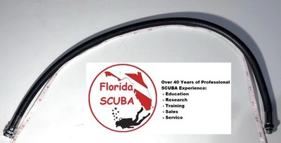NICE! SCUBA Diving Low Pressure Inflator Hose LP, 24  Long, TESTED, WORKING!