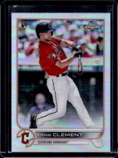 2022 Topps Chrome Ernie Clement RC Refractor Rookie #145 Guardians
