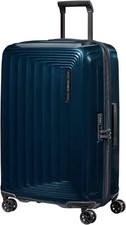 Samsonite Nuon Spinner 69 trolley rigido blu metallizzato 4 ruote EXP