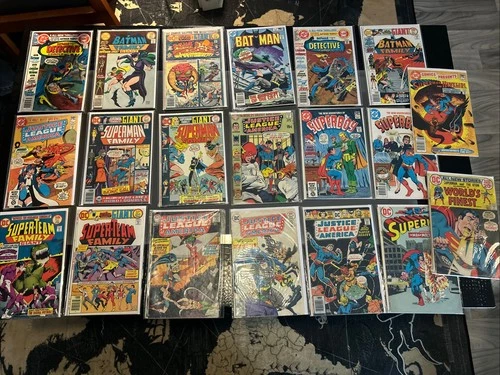 Vintage DC Batman Superman And More Comic Book Lot