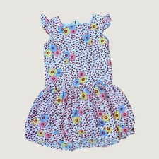 Matilda Jane 435 Floral Tiered Dress Kids Multi Color Boho Ruffle SIZE 12