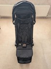 Mountain Buggy Nano Lightweight Pushchair in black compact travel stroller