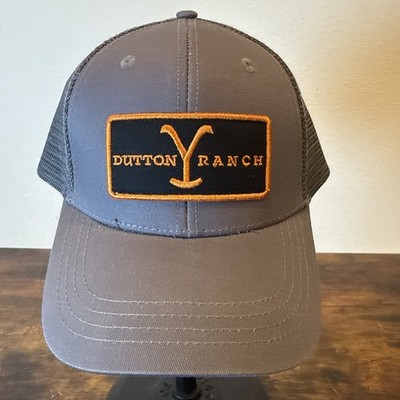 Dutton Ranch Paramount Trucker Hat Snapback Black Mesh Patch Cap NEW With Tags