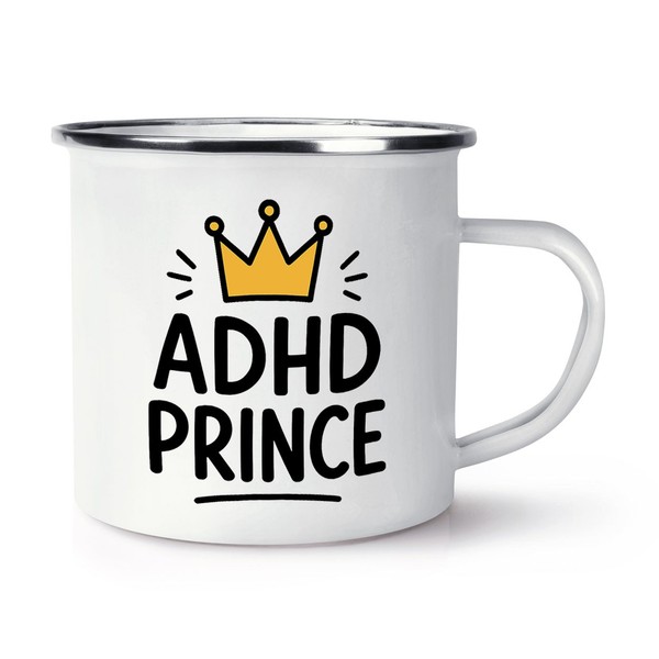 Adhd Prince Emaille Becher Tasse Autism KöNig Lehrer SchüLer Schule Geschenk-image