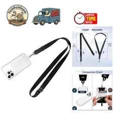 Durable Smartphone Lanyard - 21.65 Inch Adjustable Neck Strap for Convenient Use