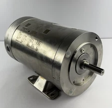 LEESON 119527.00 CZ6T17TK11D Washdown Motor 1HP 1750 RPM 230/460V 3PH 56C thumbnail 1