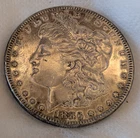 1883-P Morgan Dollar ~ AU+ Condition  ~ Cleaned-COMBINED SHIPPING!
