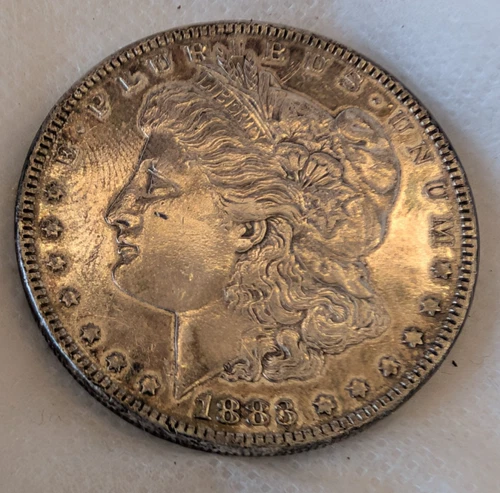 1883-P Morgan Dollar ~ AU+ Condition  ~ Cleaned-COMBINED SHIPPING!