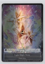 2016 Force of Will TCG - The Moonlit Savior Foil Light Magic Stone #TMS-103