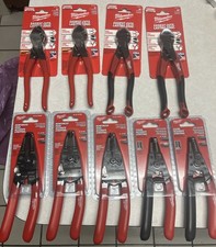 Lot Of  9 Milwaukee Wire Strippers & Angle Cutters