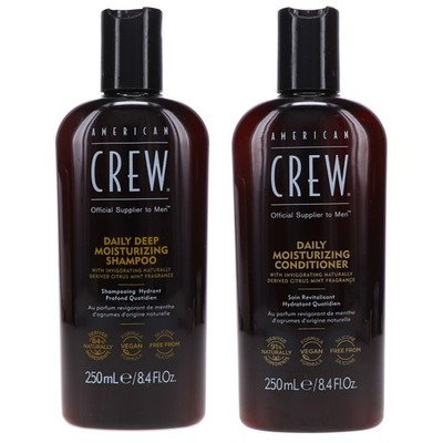 American Crew Daily Deep Moisturizing Shampoo 8.4 oz & Daily Moisturizing