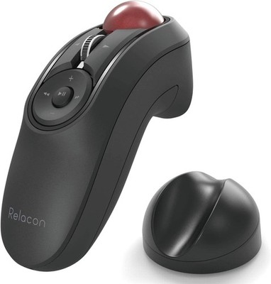 ELECOM Handheld Bluetooth Thumb-operated Trackball Mouse, 10-Button Functio JPN