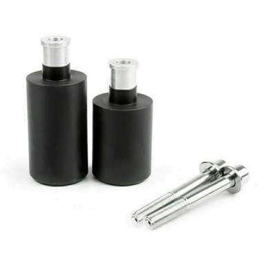 Frame Sliders Crash Protector For Yamaha FZ6 Fazer 2004-2008 No Cut Black H0