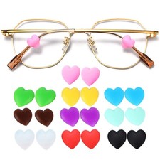 Anti-slip Soft Glasses End Tips, Silicone Tube Sleeve Eyeglass Ear Pieces Hol...