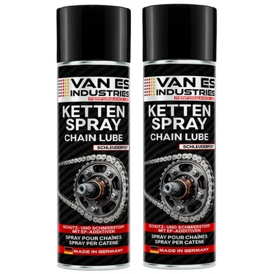 Kettenspray Motorrad Fahrrad 2x 400ml – Chain Lube Kettenfett | Schmierung, Rost - Bild 1 von 4