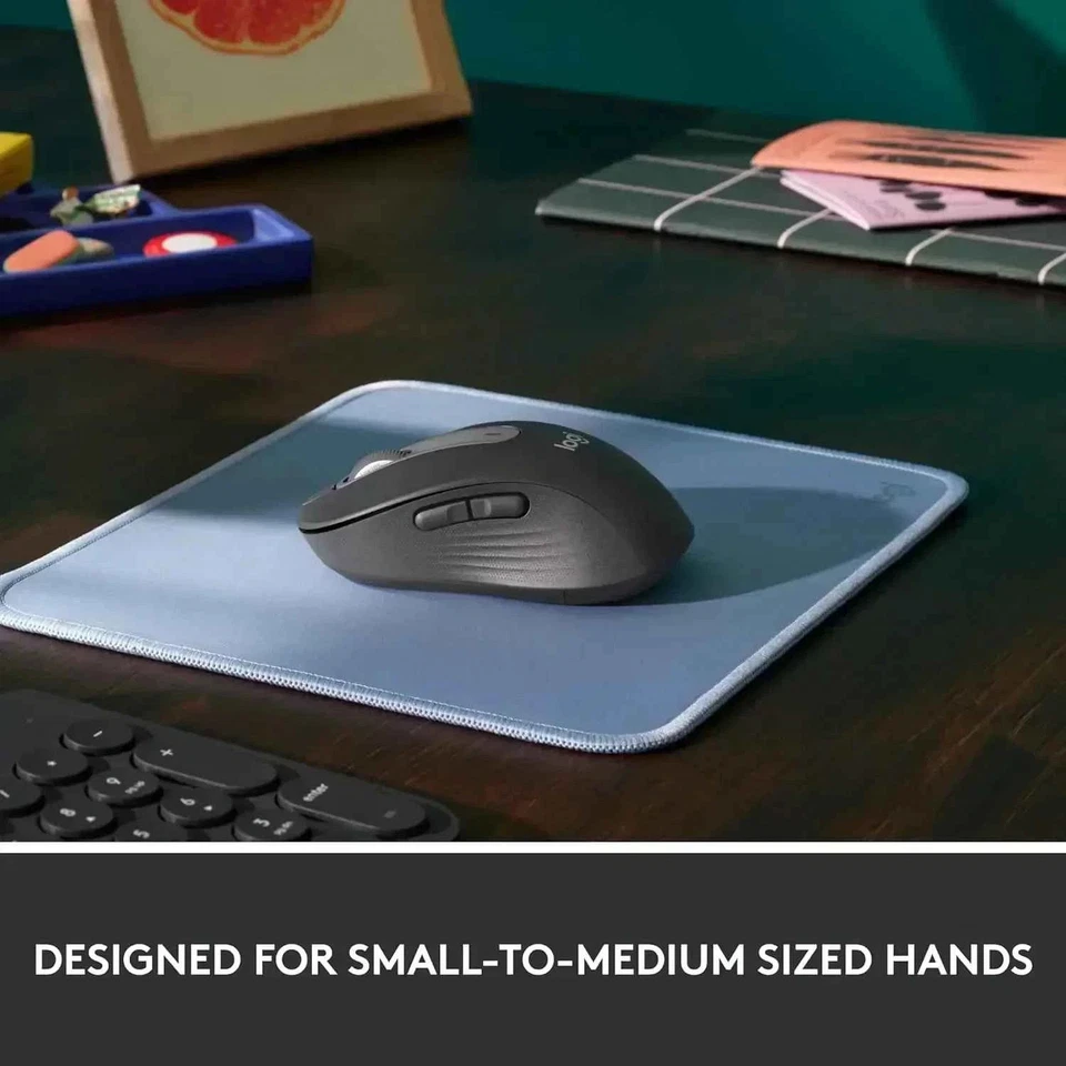 Logitech M650 M650L Wireless Bluetooth Silent Mouse for Office Laptop PC - Image 3 of 4