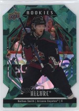 2022 Upper Deck Allure Rookies Green Rainbow Die-Cut 99/99 Nathan Smith #128 0dw