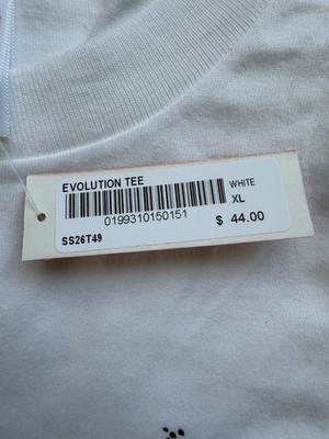 Supreme SS26 Evolution Tee White Size X-Large Brand New | eBay