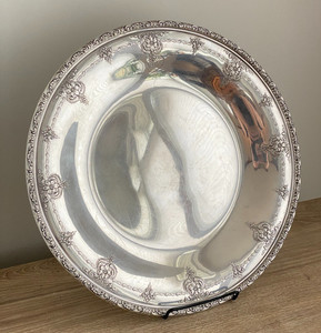 Sterling Silver Platter Towle Old Master 610 grams. 13" x 1"