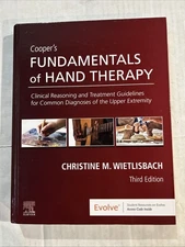 Cooper's Fundamentals of Hand Therapy - Third Edition - Very Good Condition