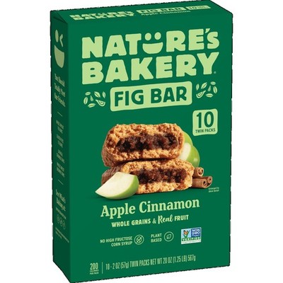 Nature's Bakery, Cinnamon Fig Bars, Twin Packs, 2 oz, 10 Count