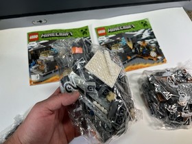 LEGO Minecraft #21124: The End Portal Bags Unopened 2,3,4  And Manuals
