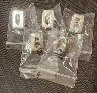 #ad 5 PACK Genuine DEWALT Belt Clip Hook 20V Drill Driver N268241 N169778 $24.95