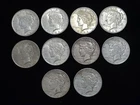 Group of 10 Peace Silver Dollars Mixed Conditions Lot #3 NICE!