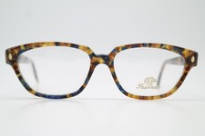 Vintage Eyeglasses Faconnable Pivoine Multicolored Gold Oval Frame