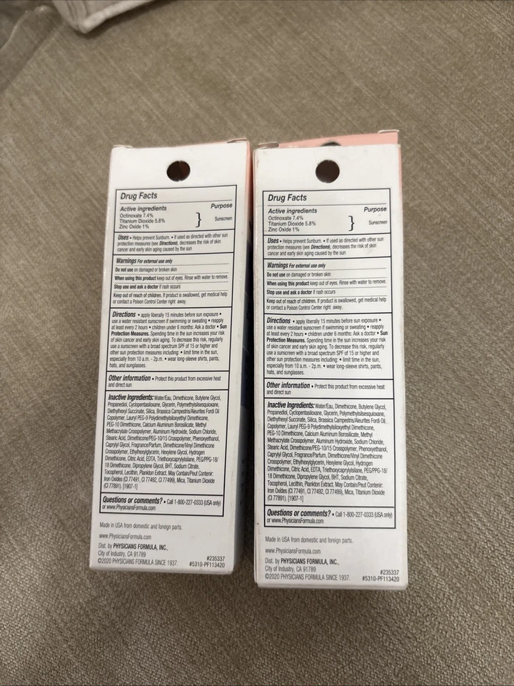 2 Physicians Formula Natural Defense Foundation Light To Medium New In Box 2021 - Image 2 of 3