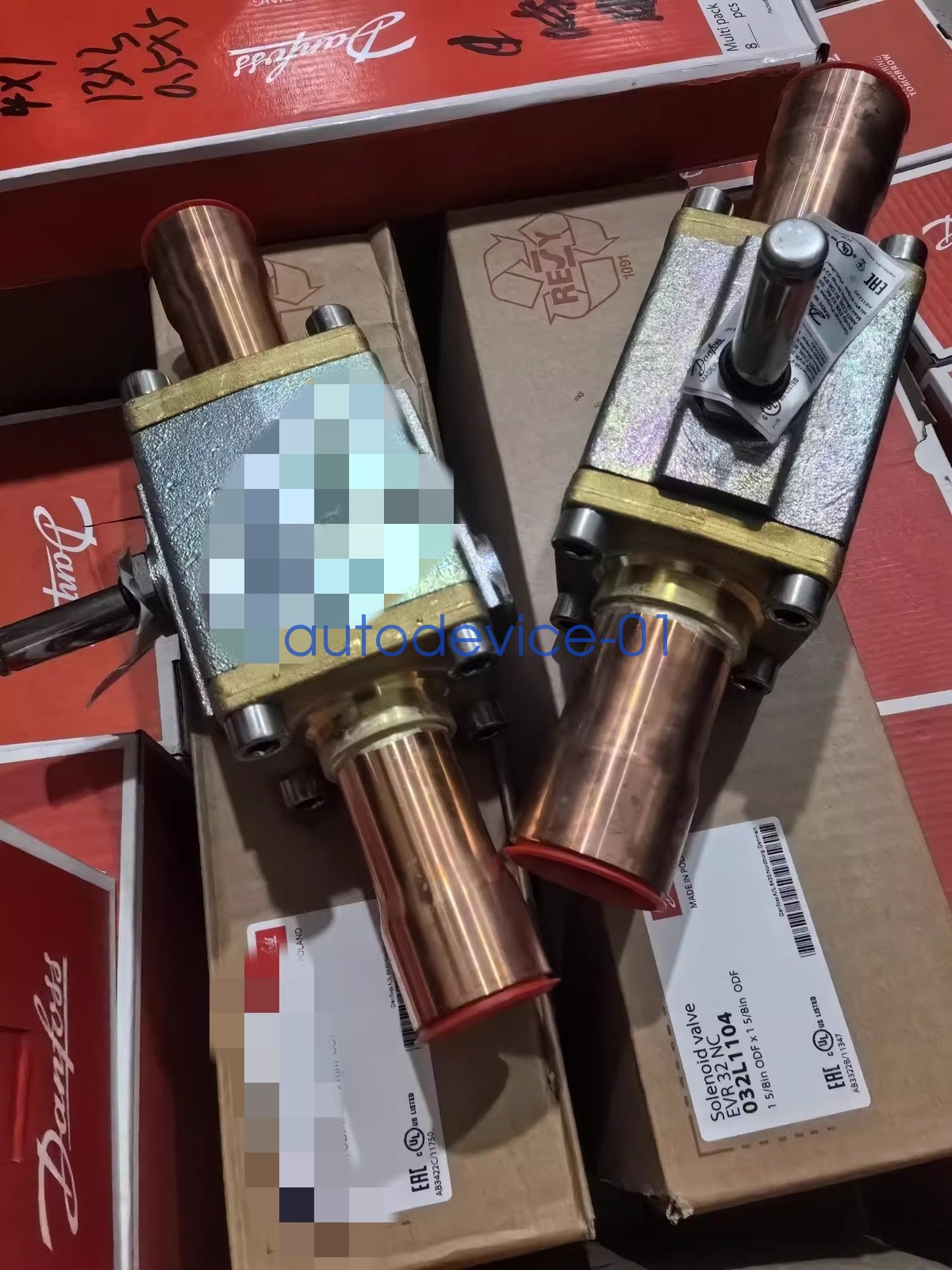 1pcs Danfoss Cold storage refrigeration Solenoid Valve EVR32 NC 42mm 032L1104