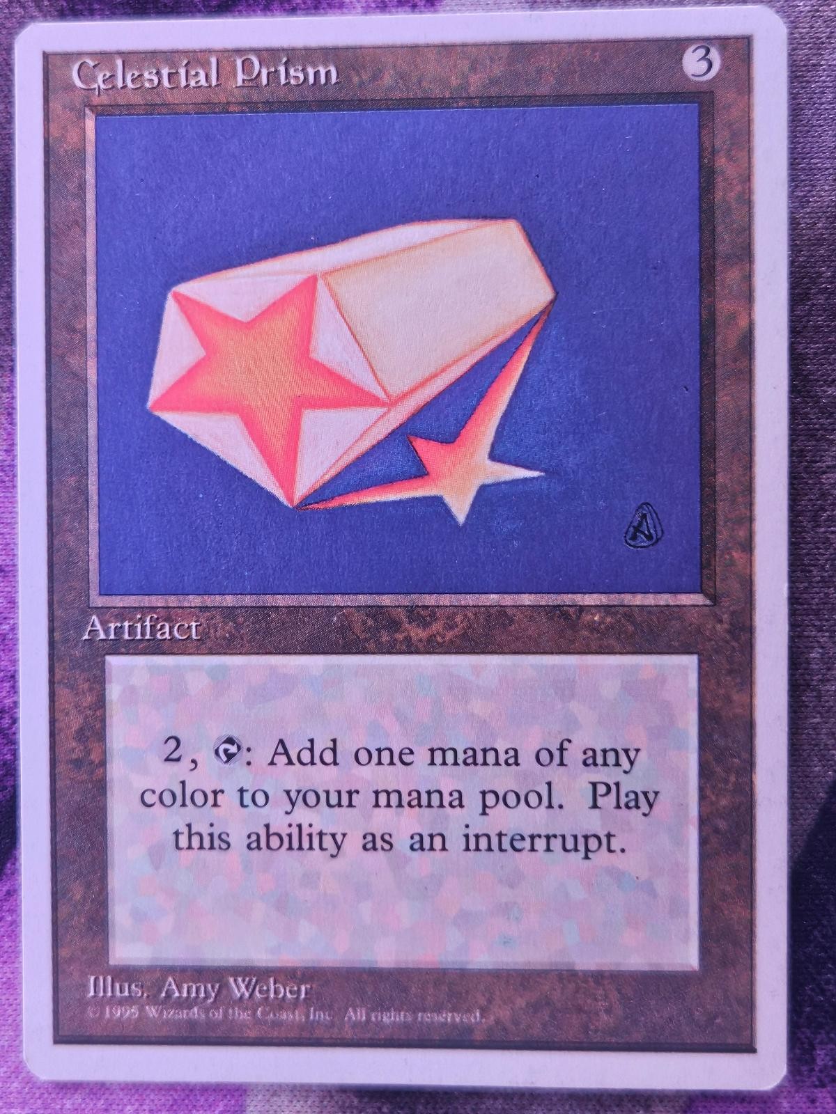 Celestial Prism Uncommon Fourth Edition Magic: The Gathering Moderately Played