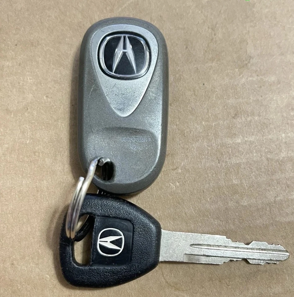 2002-06 ACURA RSX NSX OEM llave menos entrada mando a distancia alarma coche 3 botones EE. UU. Foto 2 de 4