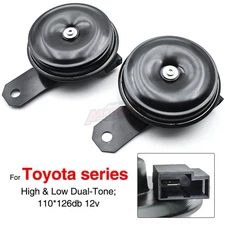 2x Horn Disc Electric for Toyota Yaris Tacoma Corolla Camry 4Runner Sienna Pardo