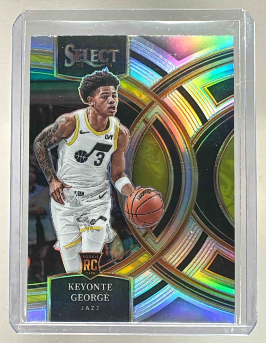 Keyonte George 2023 Panini Select #109 Silver Prizm RC Premier Level