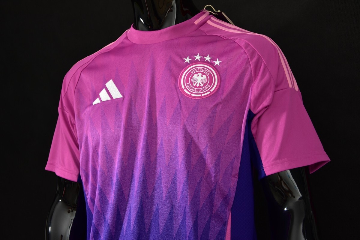EURO 2024 adidas Deutschland Trikot Germany Away Pink Shirt SIZE