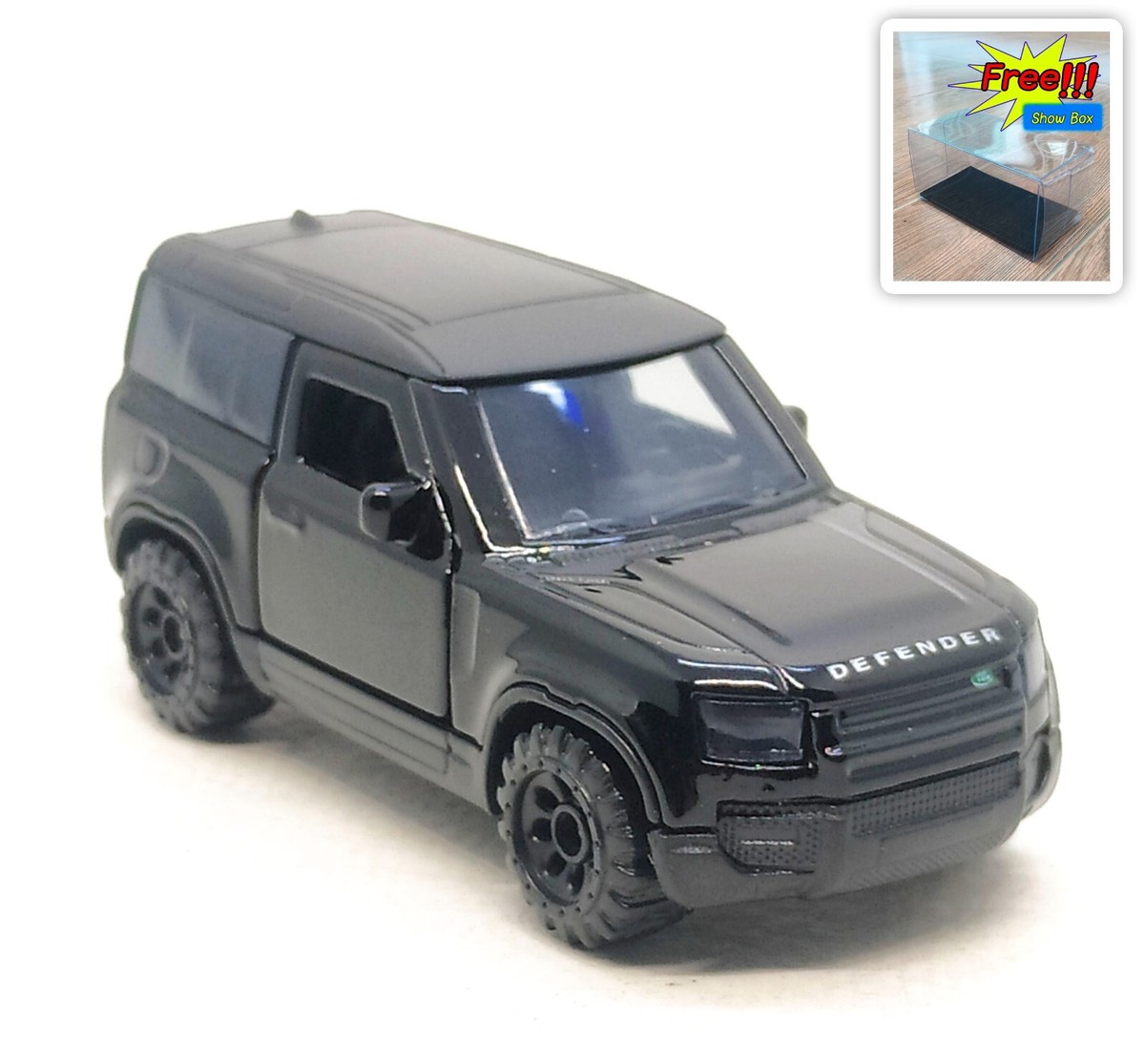 Majorette Land Rover Defender 90 Black 1:66 (3