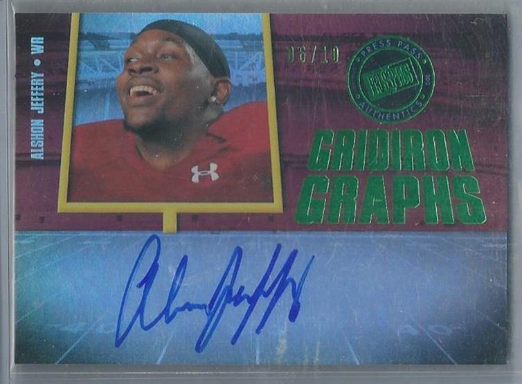 Alshon Jeffery Press Pass #24 Base