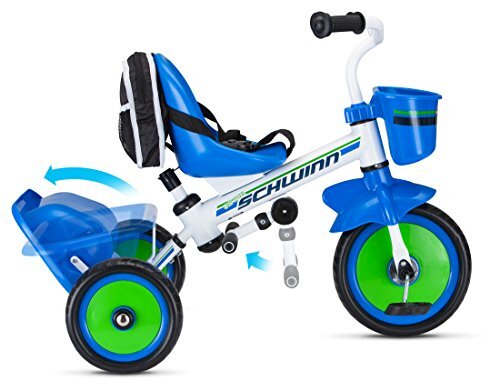  Roadster Tricycle for Toddlers and Kids Blue Easy Steer Tricycle