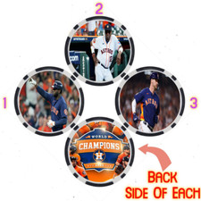 Houston Astros 2022 World Series Champs Collectable Chip Set (3)