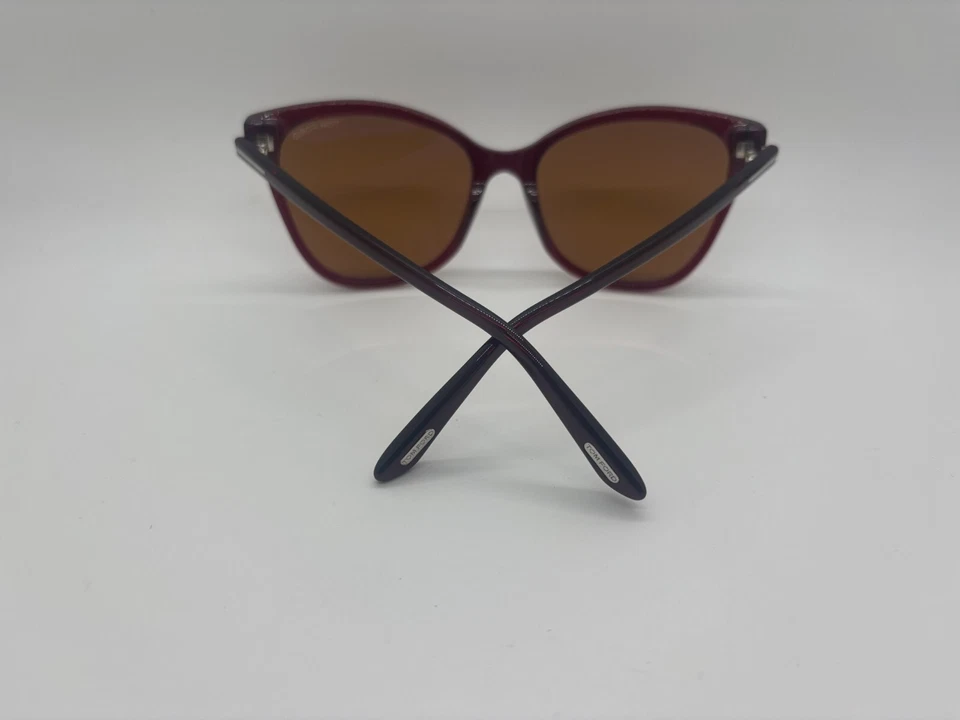 NUEVO Tom Ford Ani TF844 68E Rojo Ojo de Gato Gafas de Sol 58-18-140mm SIN ESTUCHE Foto 4 de 4