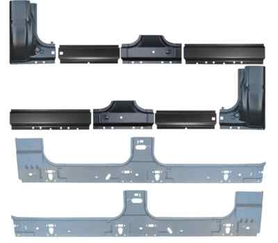Lh Rh 1999-2016 Super Duty Rocker Panel 10 Piece Cab Repair Kit 4 Door Crew Cab