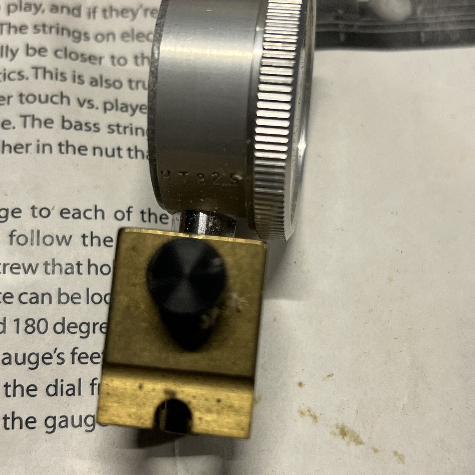 StewMac Mechanical Nut Slotting Gauge Luthier Guitar Banjo Stewart