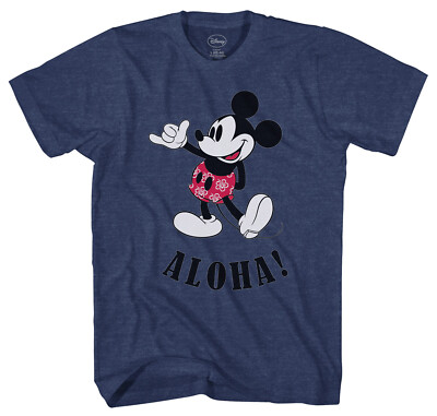 Disney Mickey Mouse Hawaii Aloha Mickey Men's T-Shirt