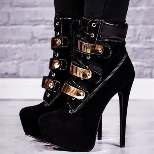 Short high deals heel boots