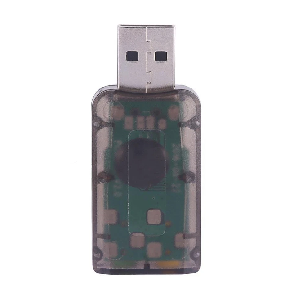 USB Sound Card 5.1 CH 3D Audio-Adapter Virtual 5.1 EAX2.0 A3D 1.0 - Bild 4 von 4