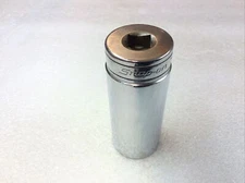 Snap On-#SFS281 - 7/8”, SAE, Chrome, 3/8” Dr., Deep, 6 Pt., Socket-USA-NOS-
